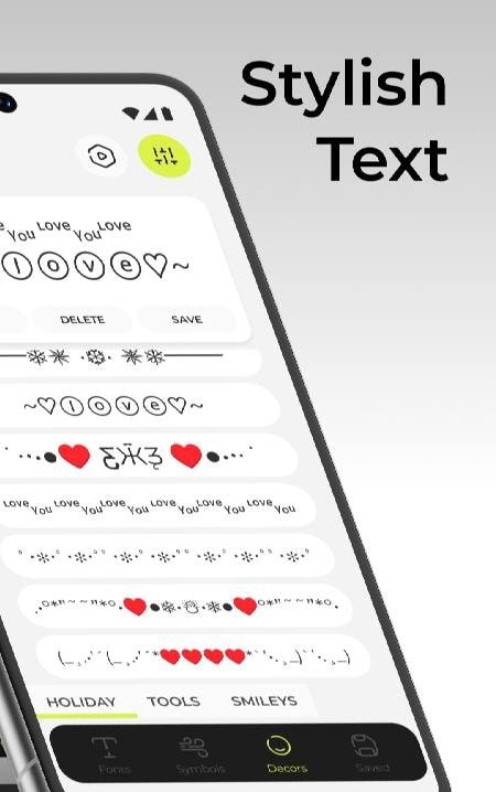ArtFonts: Stylish Text Screenshot 2
