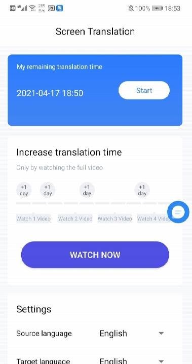 Screen Translate screenshot 1