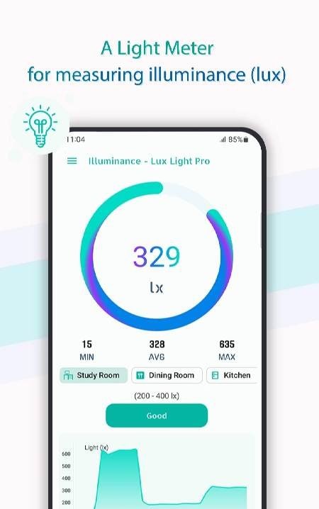 Illuminance - Lux Light Pro Screenshot 1