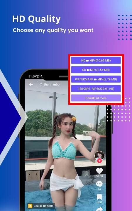 SaveGo Video Downloader download manager view