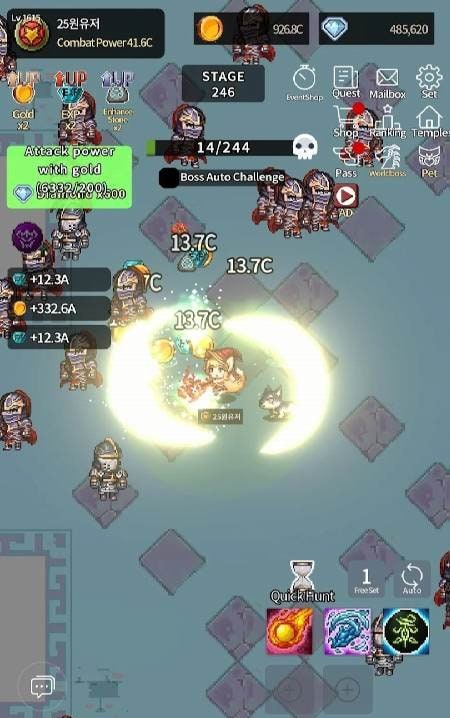 Legend Magician : Idle RPG gameplay screenshot 4