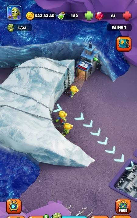 Idle Zombie Miner: Gold Tycoon gameplay screenshot 4