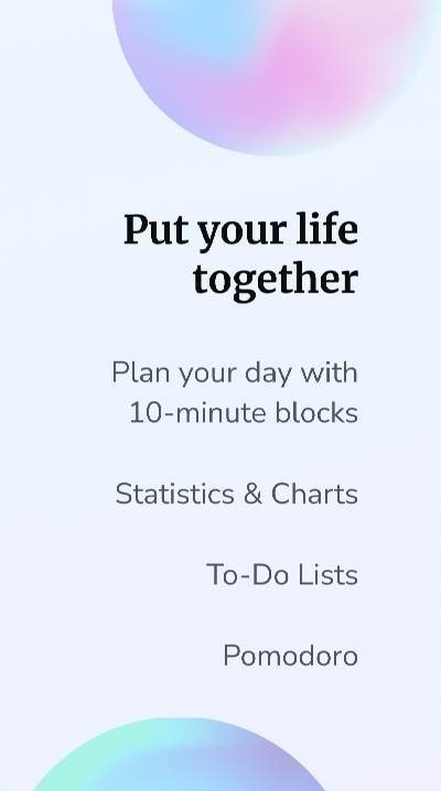 blocos - time blocking planner screenshot 2