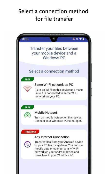Mobile to PC File Transfer screenshot 4