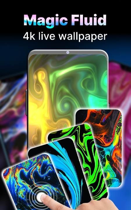 Magic Wallpaper: Magic Fluid screenshot 1