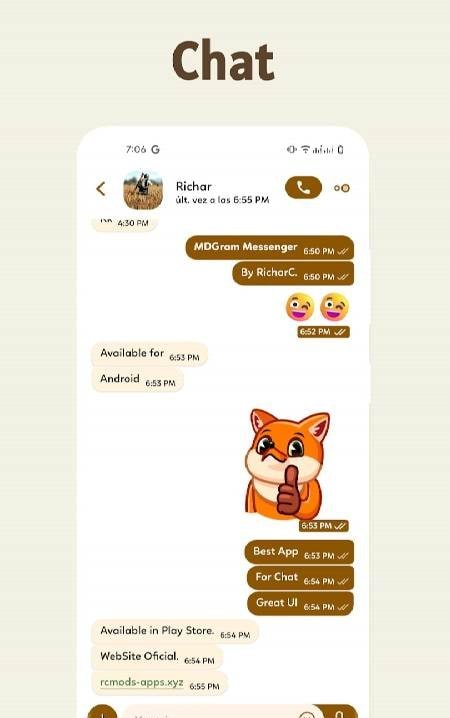 MDGram Messenger Screenshot 2