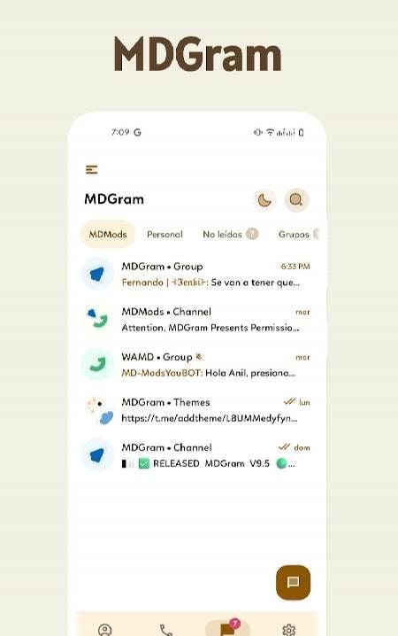 MDGram Messenger Screenshot 1