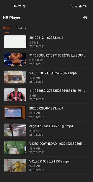 HB Video Player screenshot 1