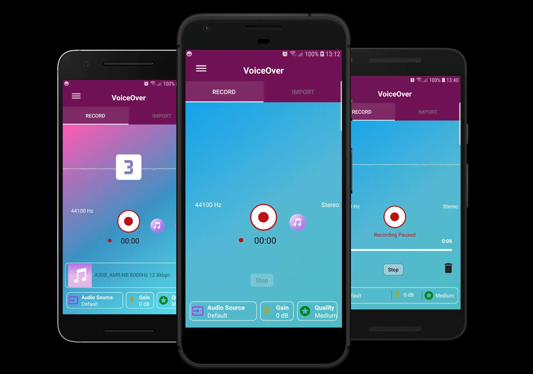 VoiceOver - Record and Do More. screenshot 1