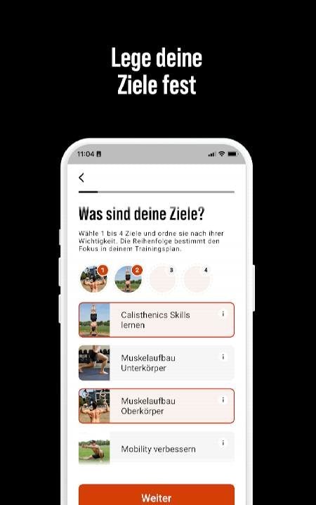 DIE RINGE Calisthenics Workout preview screenshot 2