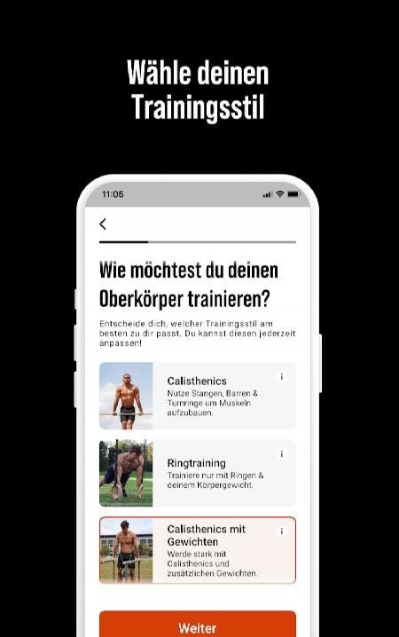 DIE RINGE Calisthenics Workout preview screenshot 3