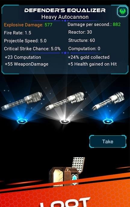 Space Looter: Idle Odyssey gameplay screenshot 4