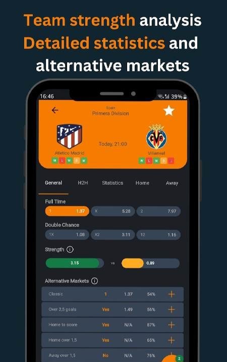 Comet AI Football Betting Tips screenshot 2