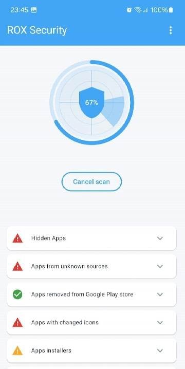 ROX: Virus and Malware Cleaner screenshot 2