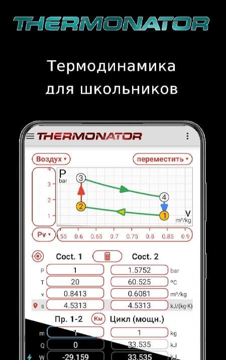 Thermonator - Thermodynamics screenshot 1
