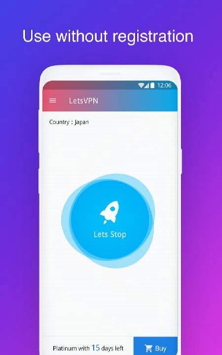 Lets VPN screenshot 2