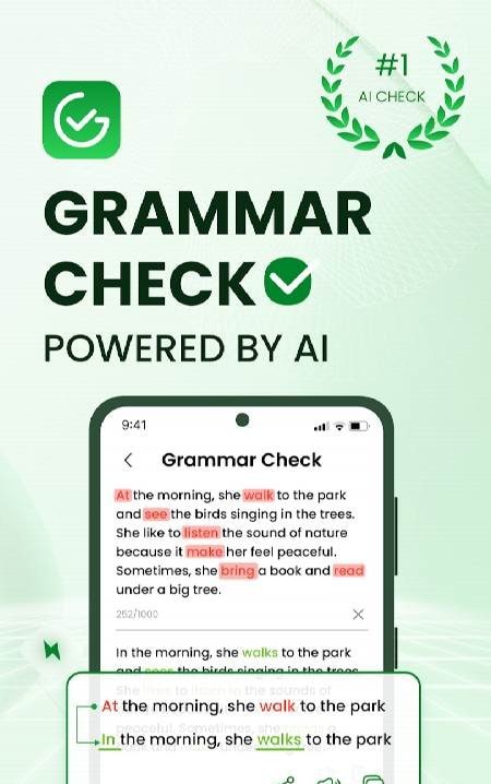 Grammar Check - AI Writing screenshot 1