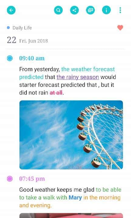 DecoDiary - Timeline Diary screenshot 1