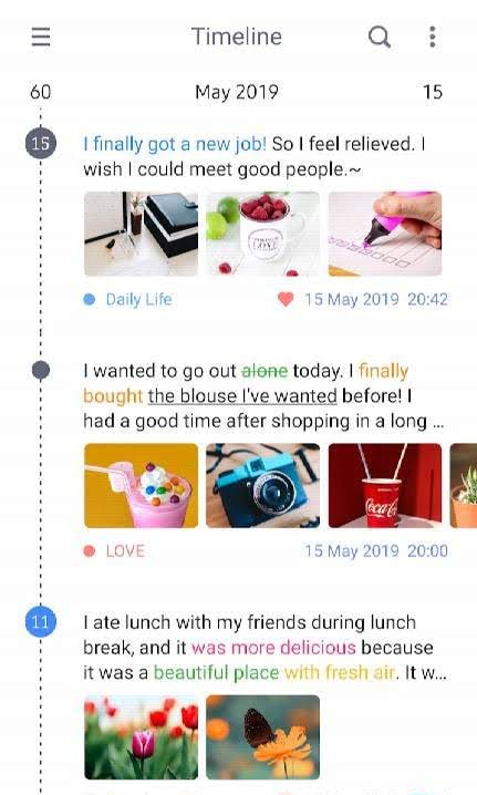 DecoDiary - Timeline Diary screenshot 2