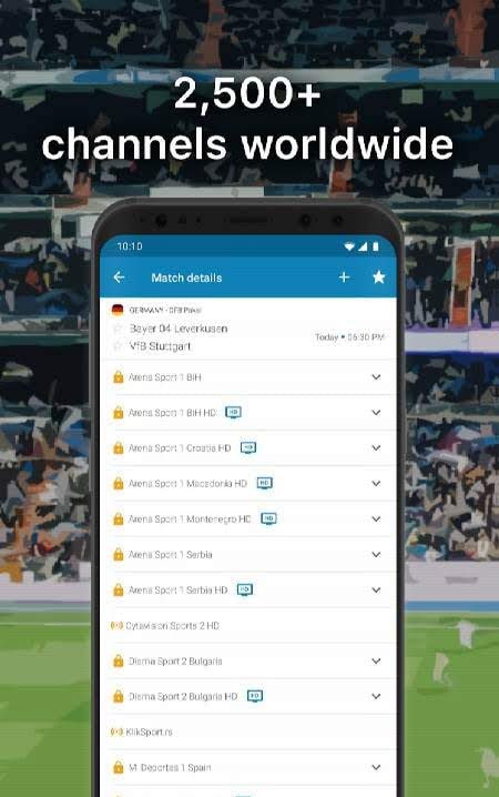 SportEventz - Live sport on TV screenshot 3