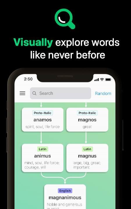 Etymology Explorer screenshot 1