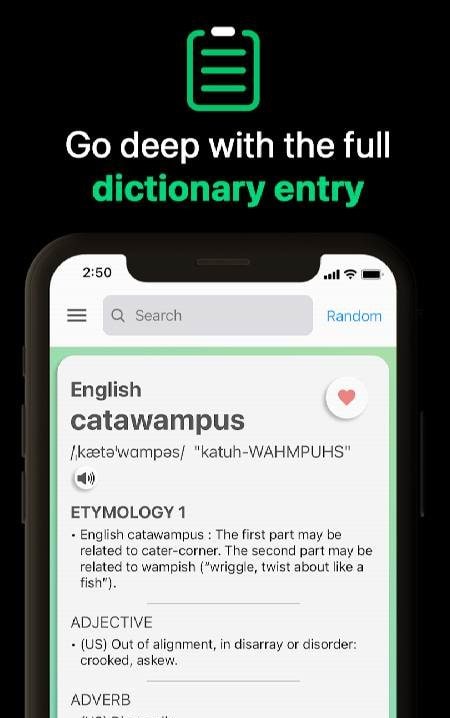 Etymology Explorer screenshot 3