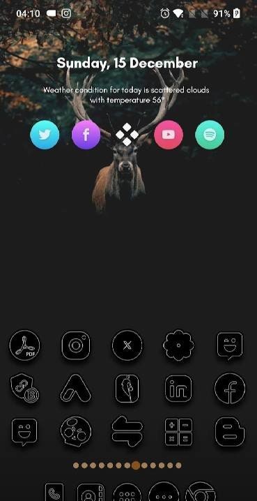 Blackline Icon Pack screenshot 1