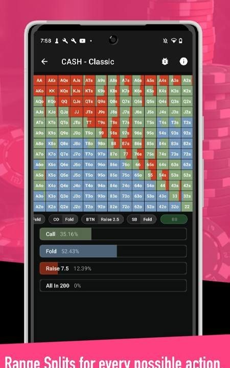 GTO Ranges+ Poker Solver screenshot 2