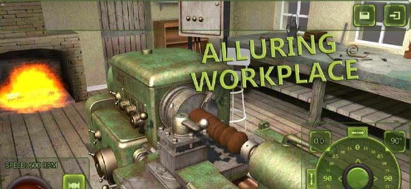 3D Lathe Machine Screenshot 1