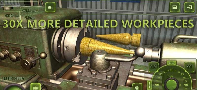 3D Lathe Machine Screenshot 2
