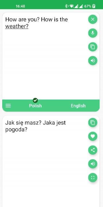Polish - English Translator screenshot 1