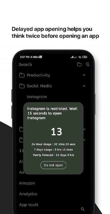 Phone Detox - Minimal Launcher screenshot 2