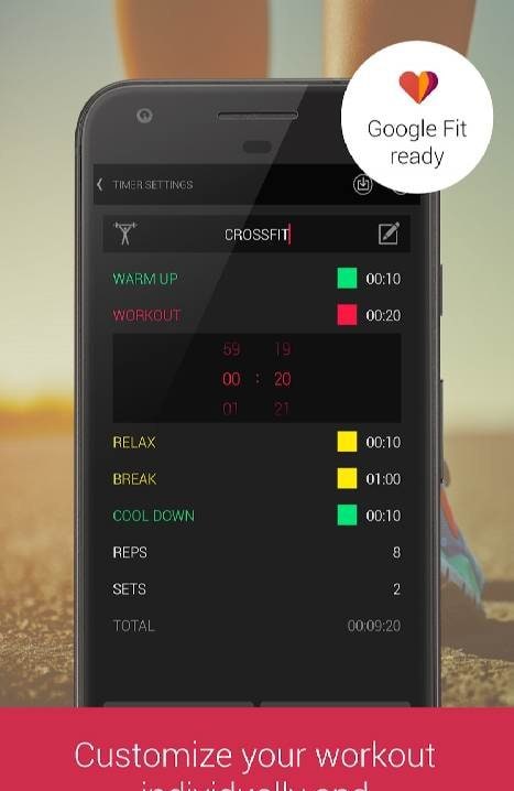 Tabata Interval HIIT Timer screenshot 2