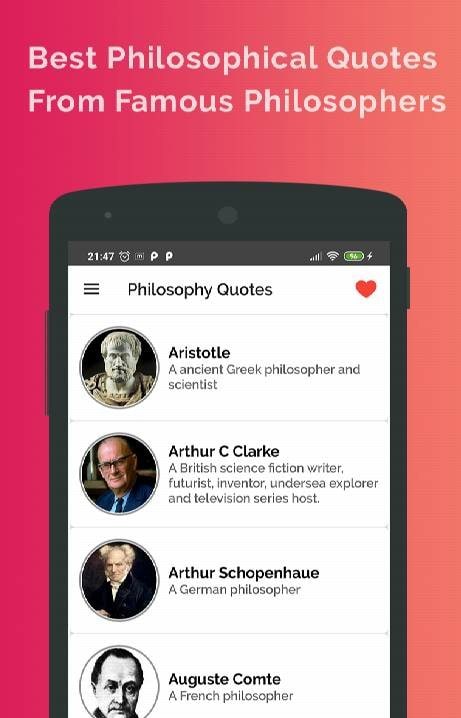Famous Philosophy Quotes - Daily Motivation screenshot 1