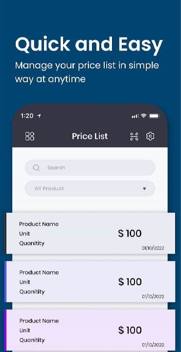 Price List Maker - Fast & Easy screenshot 2