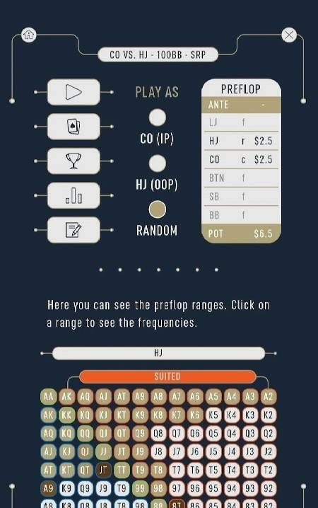 DTO CASH - GTO Poker Trainer screenshot 3