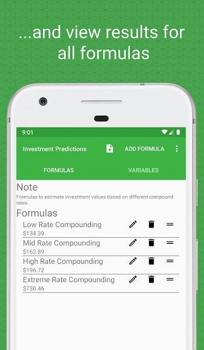 FormulaPro Custom Formula Calc screenshot 3