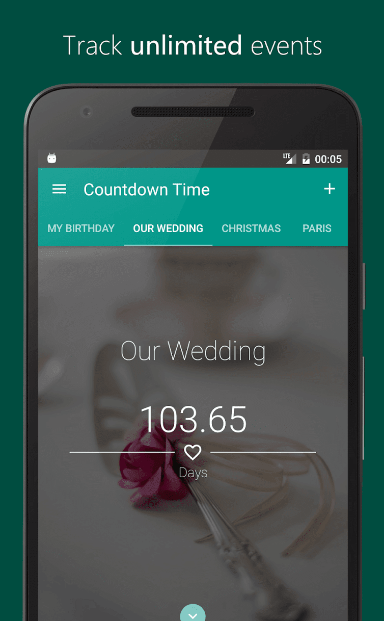 Countdown Time - Event Countdown & Big Days Widget Screenshot 2