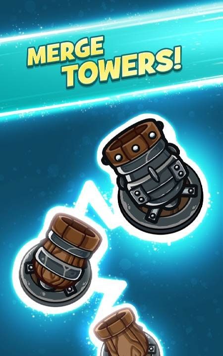 Merge Kingdoms - Tower Defense gameplay screenshot 1