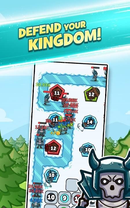 Merge Kingdoms - Tower Defense gameplay screenshot 2