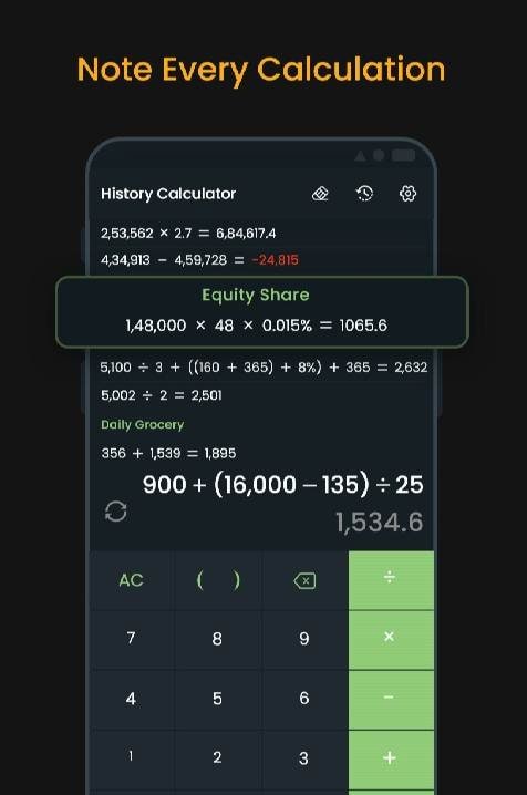 Simple Calculator with History Preview 3