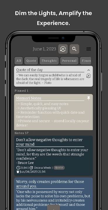 Memori Note - Notes to Remember screenshot 2