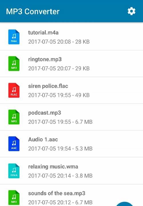 MP3 Converter music ogg flac screenshot 3