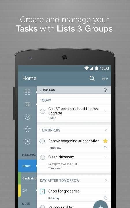2Do - Reminders & Task Planner screenshot 1