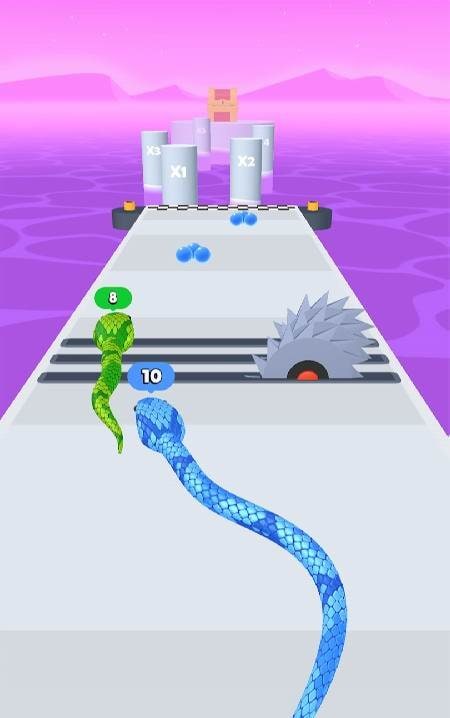 Snake Run Race gameplay screenshot 3