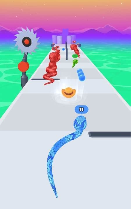 Snake Run Race gameplay screenshot 4