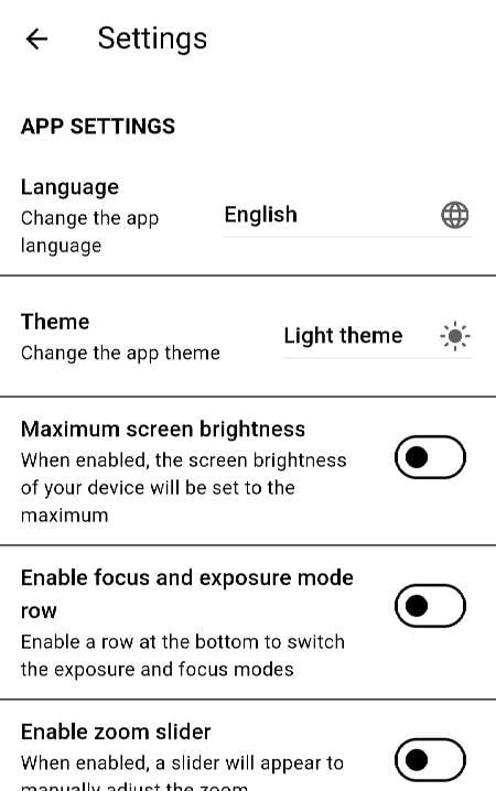 Libre Camera screenshot 3