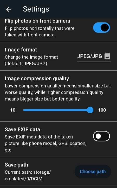 Libre Camera screenshot 4