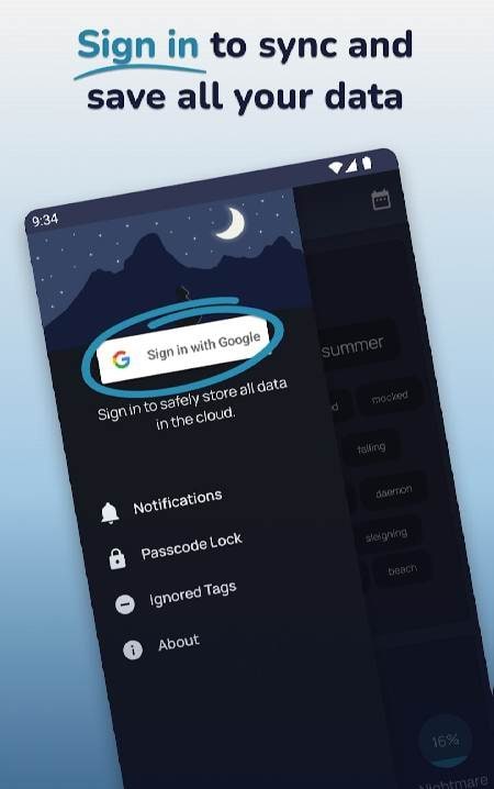 Dream Catcher app screenshot 2