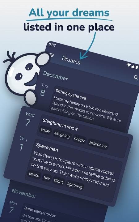 Dream Catcher app screenshot 1